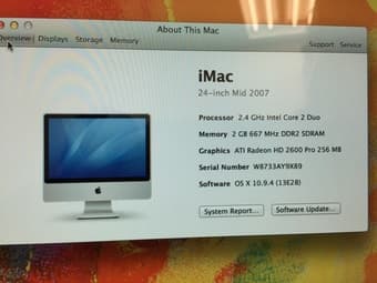 iMac 24-inch $550 2