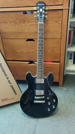 Epiphone ES-339 electric guitar and amp, like new - $550 OBO 1