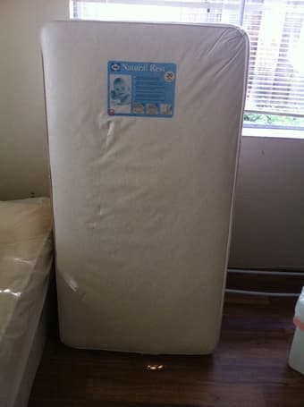 Speaker, crib mattress, car cover and quad chair for sale 2