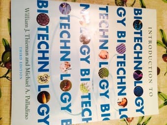 Intro to Biotechnology: Thieman Paladino, 3rd Ed 1