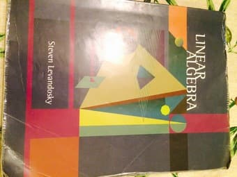 Linear Algebra: Levandosky 1