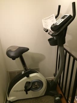 Exercise bike -- rarely used, with manual, $150 1