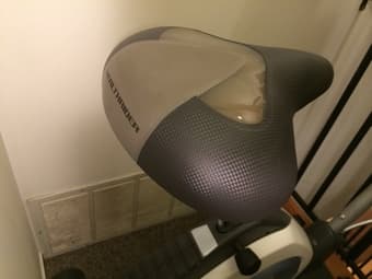 Exercise bike -- rarely used, with manual, $150 3