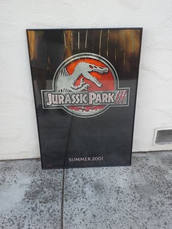 Jurassic Park III Poster (framed) - $40 2