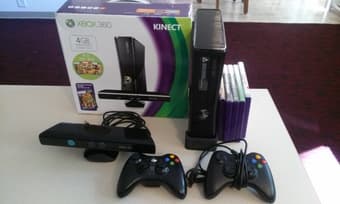 Xbox 360 4GB Console with Kinect ( + 5 games) $160 1