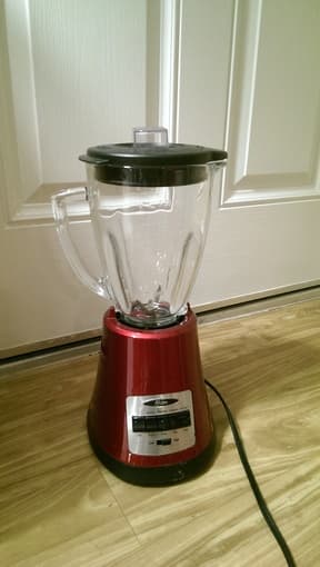 Red Oster blender - $12 1