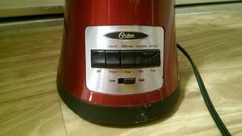 Red Oster blender - $12 2