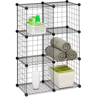 Mini Fridge and Mesh Cube System 2