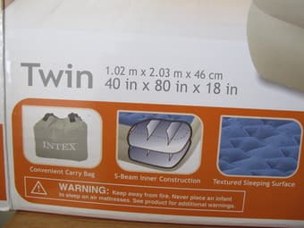 Twin Airbed Mattress $25 2