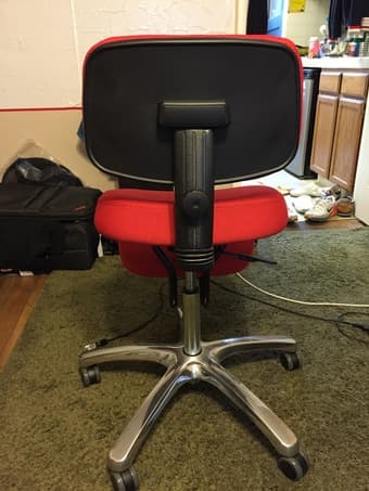 Kneeling chair(Jobri Red Jazzy Chrome Deluxe Kneeling Chair) - $200 3