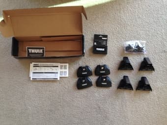 Thule Rack - Podium Feet, Cross Bars and Locks - $150 1