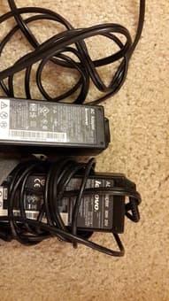 2 lenovo adapter (65W & 90W) - $6 & $8 1