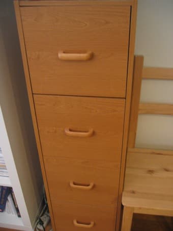 Four drawer file cabinet $15 1