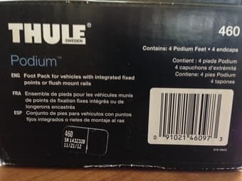 Thule Rack - Load Bars, Podium Feet and Locks - $150 2