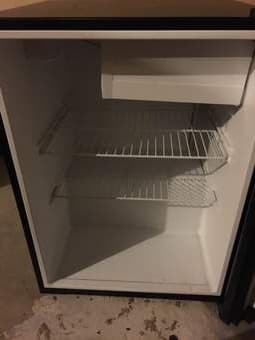 Mini Fridge, Microwave, HP All in one Printer $30 3