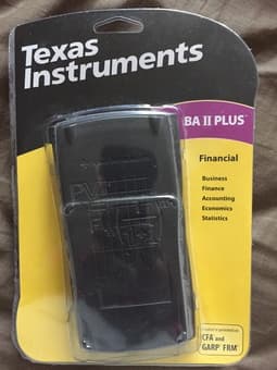 Financial calculator - Texas instruments BA 2 Plus - $15 1