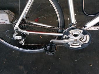 Men's Marin San Rafael Hybrid Bike 20.5" frame with u-lock - $150 3