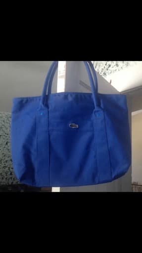 Blue Lacoste Purse $45, pink lacoste purse $15,  necklaces $10 1