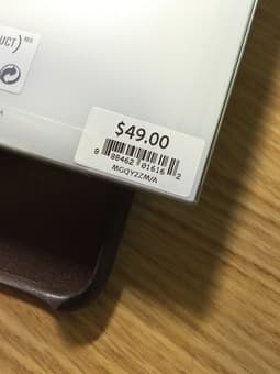 iPhone 6+ Apple Leather case Brown -$35 1