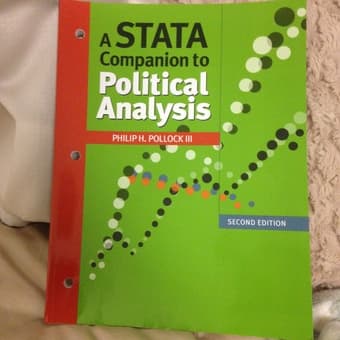 Selling STATA-Companion to Political Analysis 1