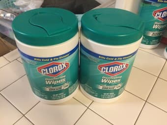 Clorox Disinfecting Wipes -2 Canister for 10 dollars 1
