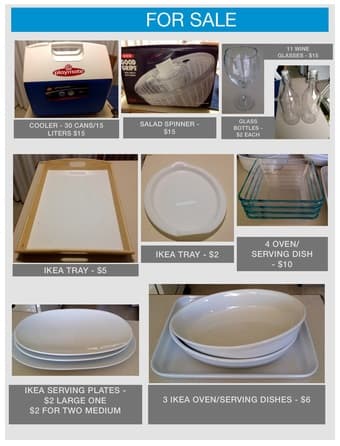 Moving out sale 2