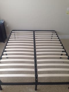 Queen size bed frame for sale, $70 1
