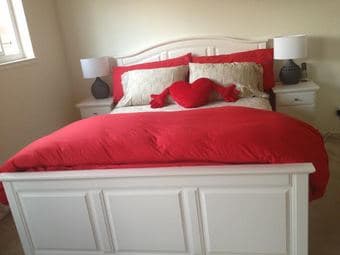 Birkeland Bed frame with Slatted bed base - $399 (san jose downtown) 1