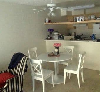 Solid White Wood Chairs - $40 (san jose downtown) 1