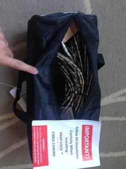 snow chains for sale. New, unused - $30 2