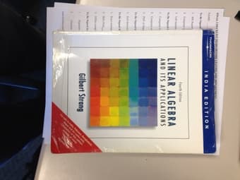 linear algebra and its applications, fourth edition 1