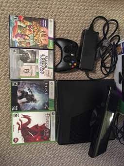 Xbox 360S + Kinect + 5 Games in Original Packaging: $225 OBO 2