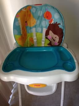 Fisher-Price Precious Planet Sky Blue High Chair for $55 1