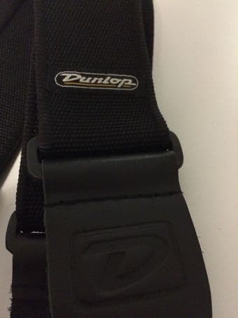 New Dunlop Black guitar strap 2