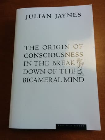 The Origin of Consciousness in the Breakdown of the Bicameral Mind 1