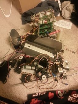 Robot Parts (servos geared motors controllers) $200 1