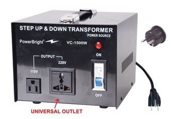 Power Bright VC1500W Voltage Transformer 1500 Watt (moving sale) 1