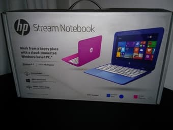 HP Stream Notebook - Blue - Windows 8.1 - 11.6" - $200 1