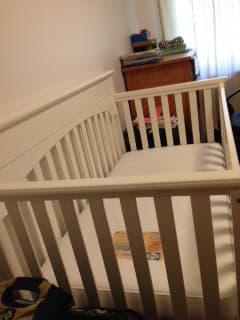 For Sale: Graco Lauren 4-in-1 Convertible Fixed-Side Crib + mattress 2