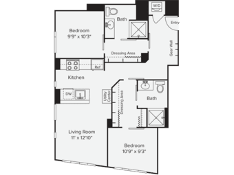 2bd/2br in luxury sf complex $3995 3