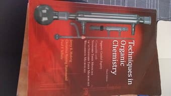 techniques in organic chemistry $35 OBO 1