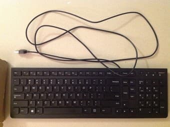 lenovo wired keyboard ... $10 2