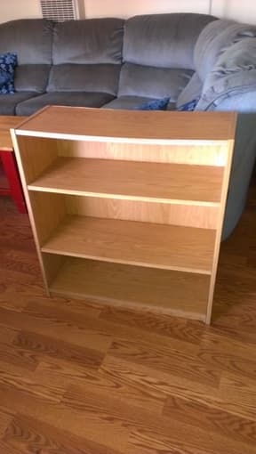 Wooden Bookshelf $10 1