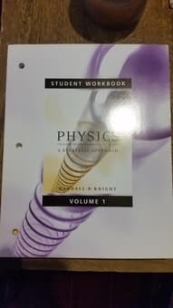 Student Workbook -Physics For Scientists and Engineers (2nd ed/vol 1) 1
