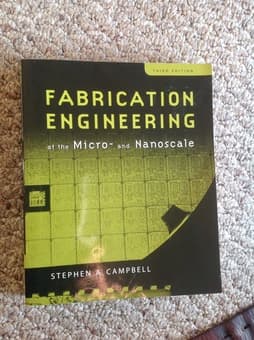 Fabrication engineering at the micro and nano scale - $75 1