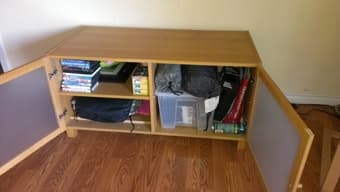 Wooden Cabinet, Great Condition $30 2