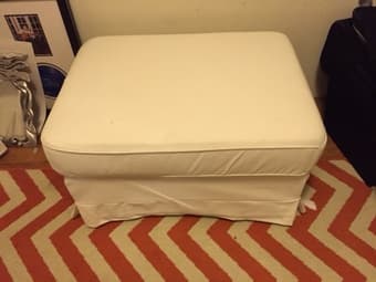 Ikea Chair and Ottoman 2
