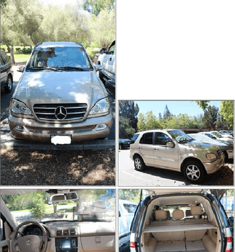 selling my 2002 Benz ML500 at $7800 1