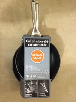 New Calphalon Contemporary Omelette Frying Pan Combo, 10-Inch/12-Inch 1
