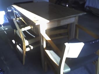 table with chairs, $85 1
